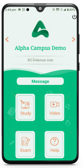 Alpha Campus is a FREE LMS which provides complete solution for offline exam, online exam and message broadcasting in student App