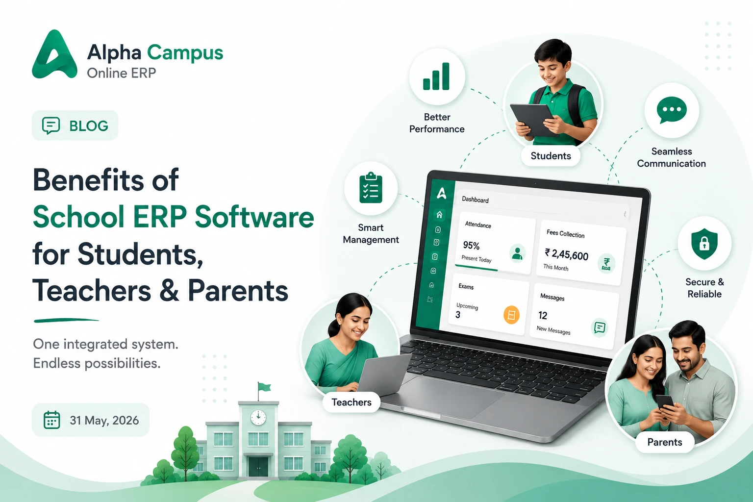 Benefits of School ERP Software for Students, Teachers & Parents — Alpha Campus blog