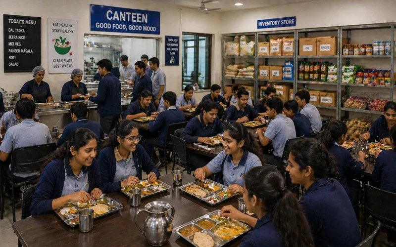 Canteen and stock inventory — Alpha Campus college management