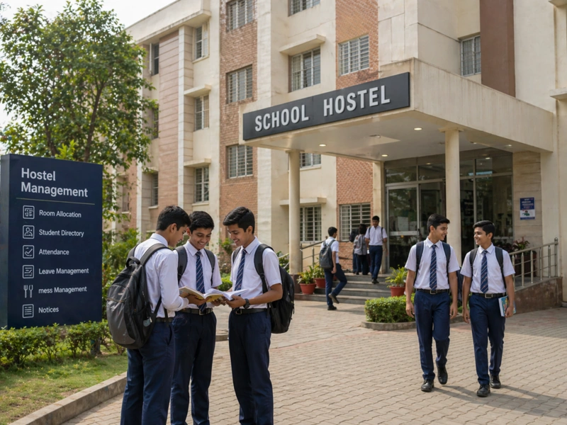 Hostel occupancy and billing — institute management ERP India