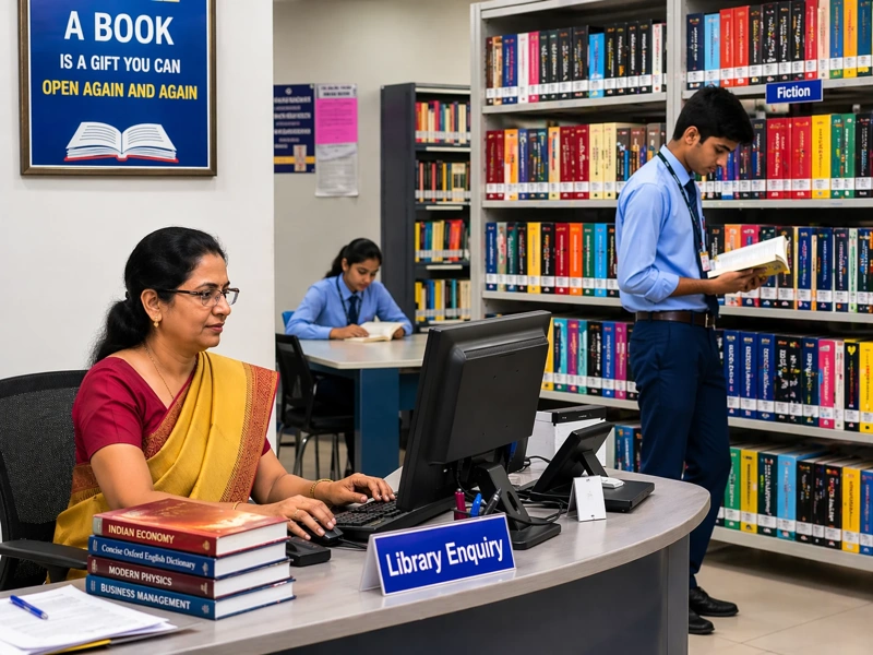 Library catalogue and barcode reports — school ERP software