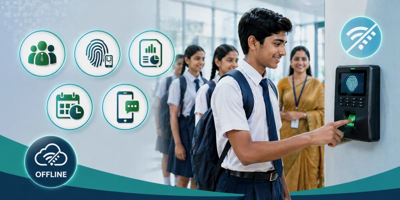 Biometric Attendance - Offline on-premise attendance with hardware integration