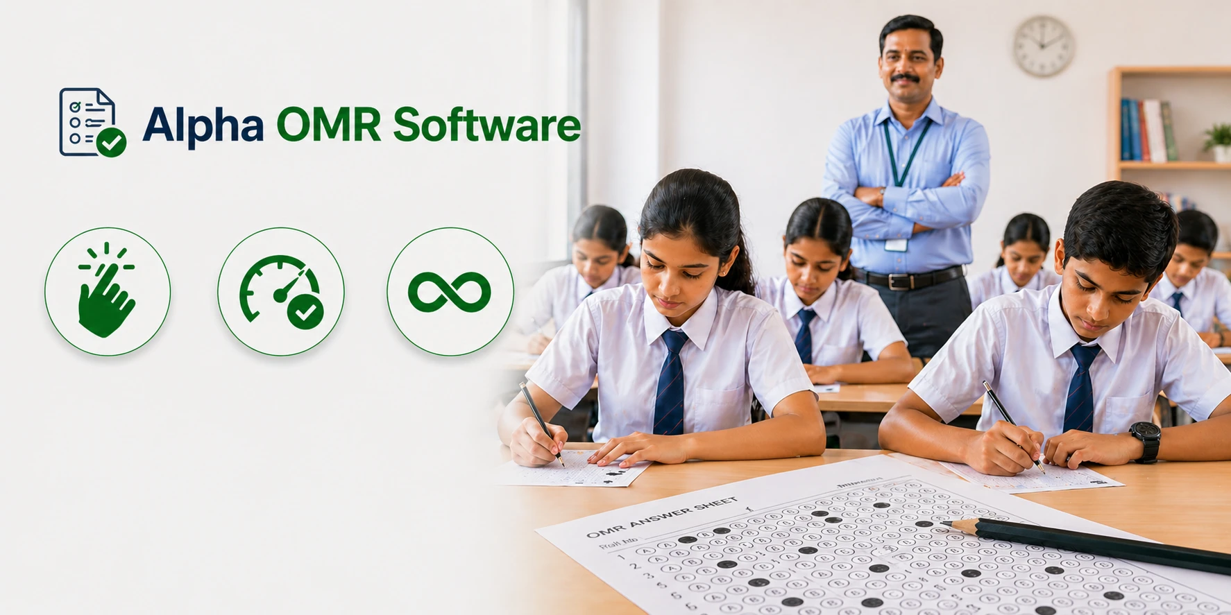 Alpha OMR Software - Fast and accurate offline OMR sheet evaluation