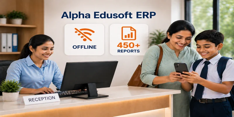 Alpha Edusoft ERP - Windows-based offline institute management software